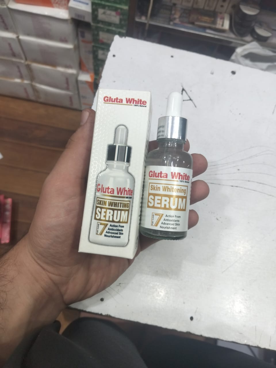 Gluta White Whitening Face Glowing Serum – Brightening & Hydrating 30ml