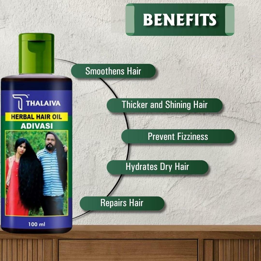 Adivasi Herbal Hair Oil And Shampoo Deal Pack Of 2